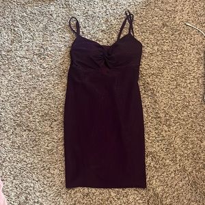 Dark Purple Sparkly Homecoming Dress